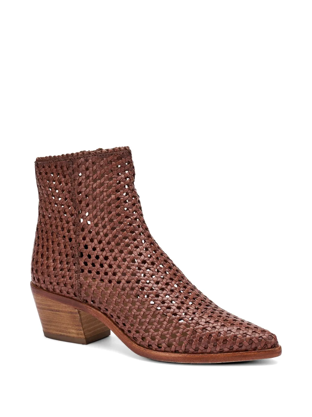 FRAU woven leather ankle boots Bruin