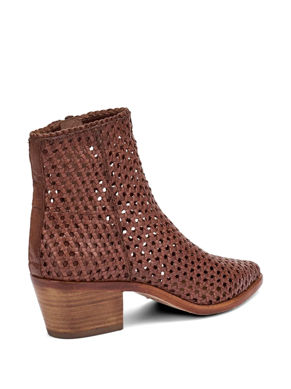 FRAU woven leather ankle boots Bruin