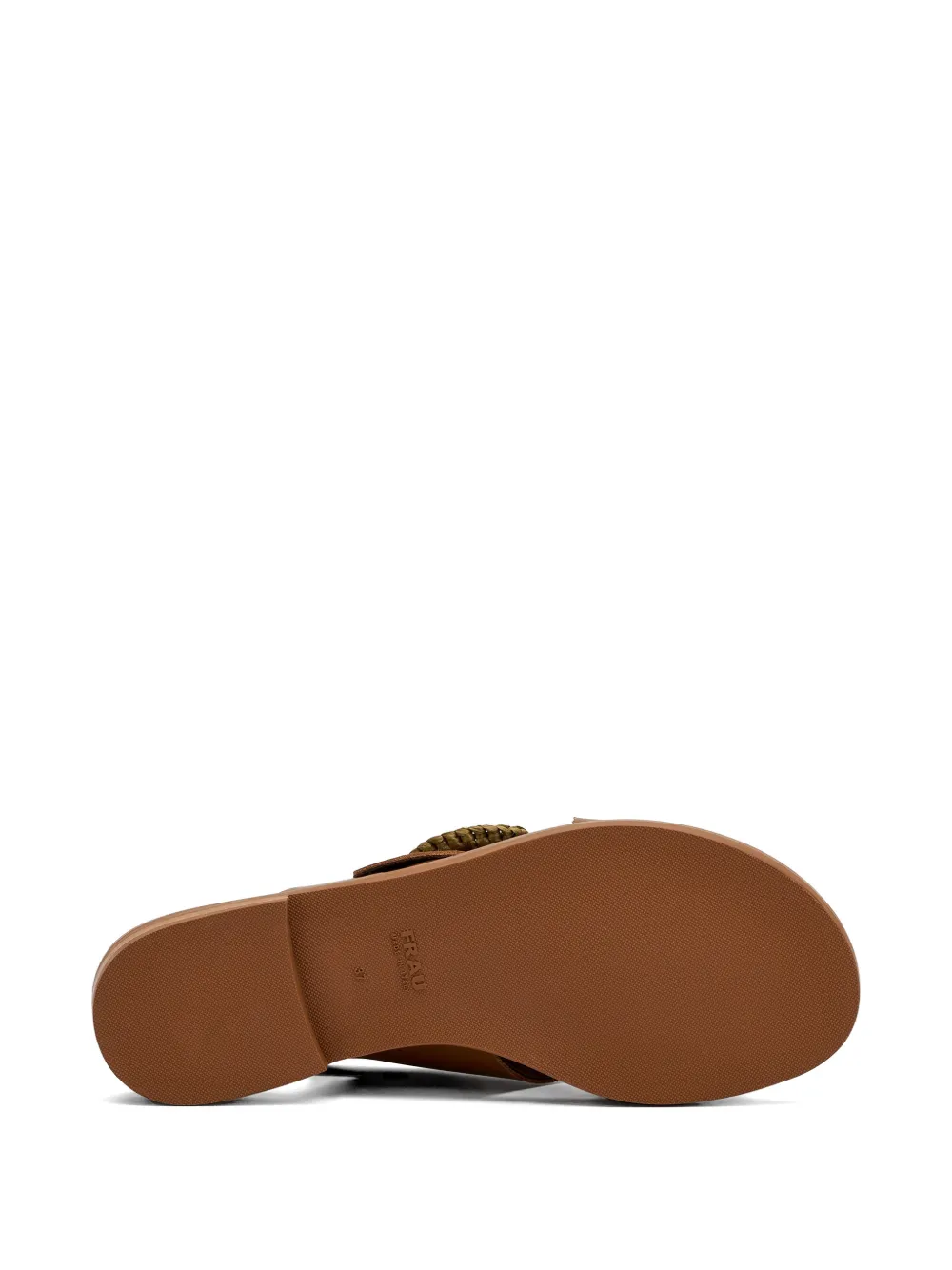 FRAU round-buckle leather sandals Bruin