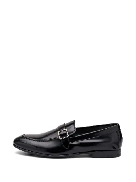 FRAU polished buckle-strap loafers