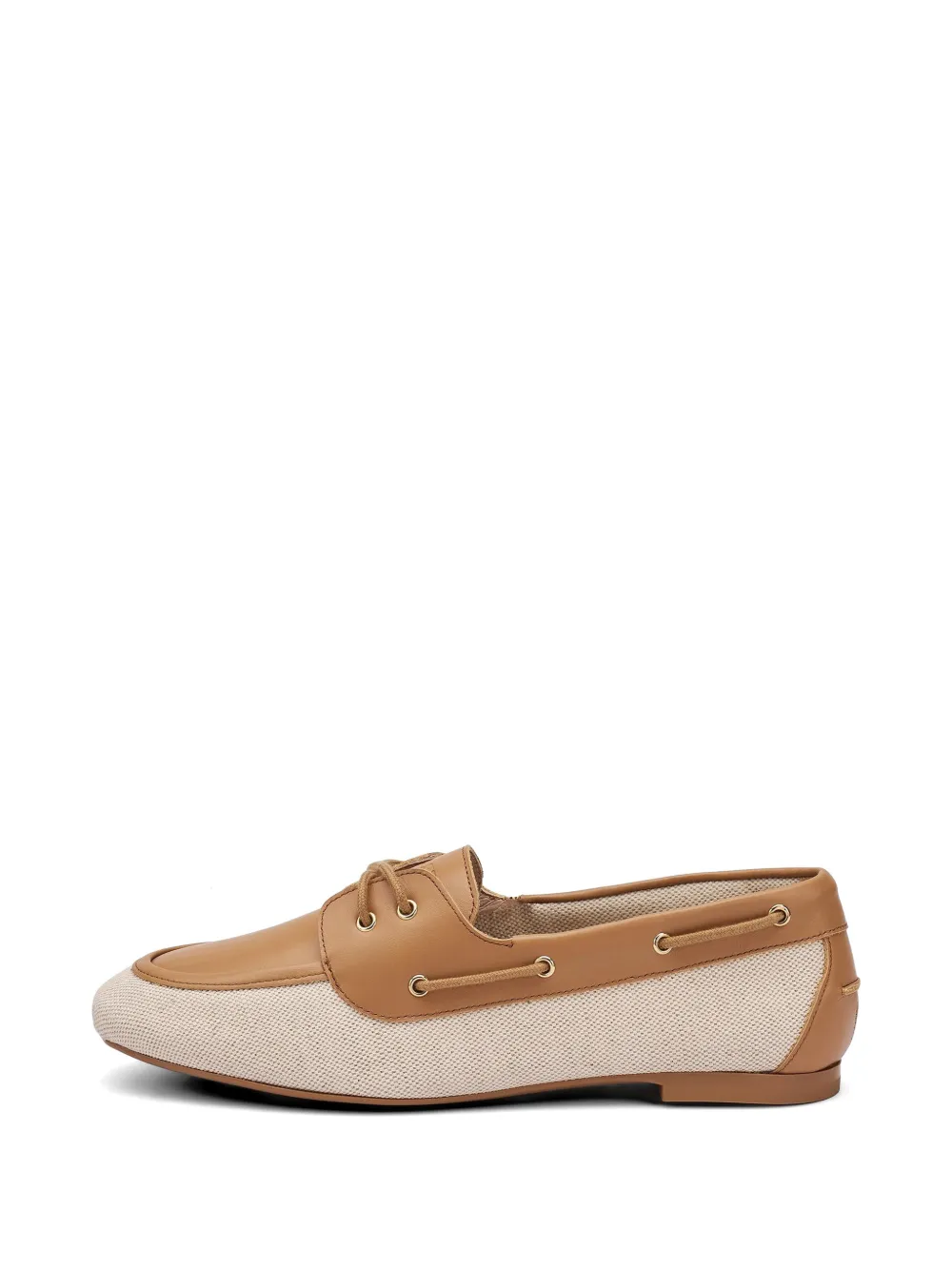 FRAU canvas leather loafers - Braun
