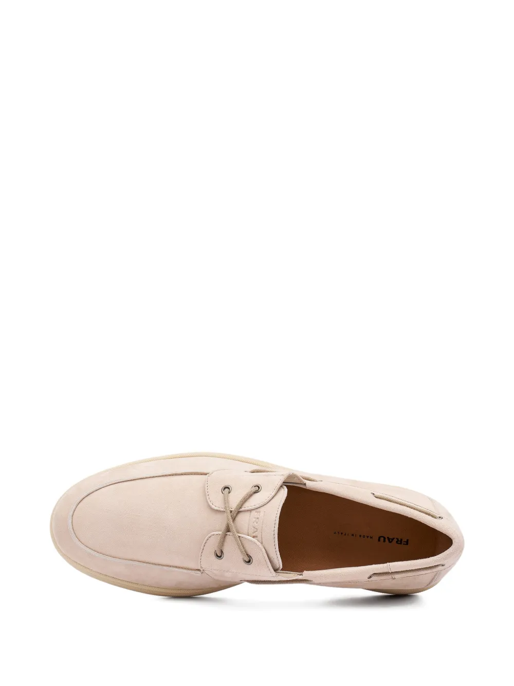 FRAU logo-detail boat shoes Beige