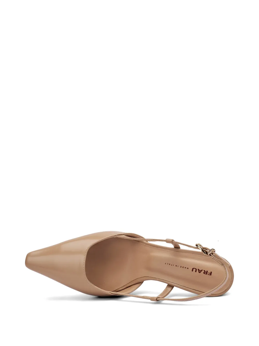 FRAU semi-polished leather slingbacks Beige