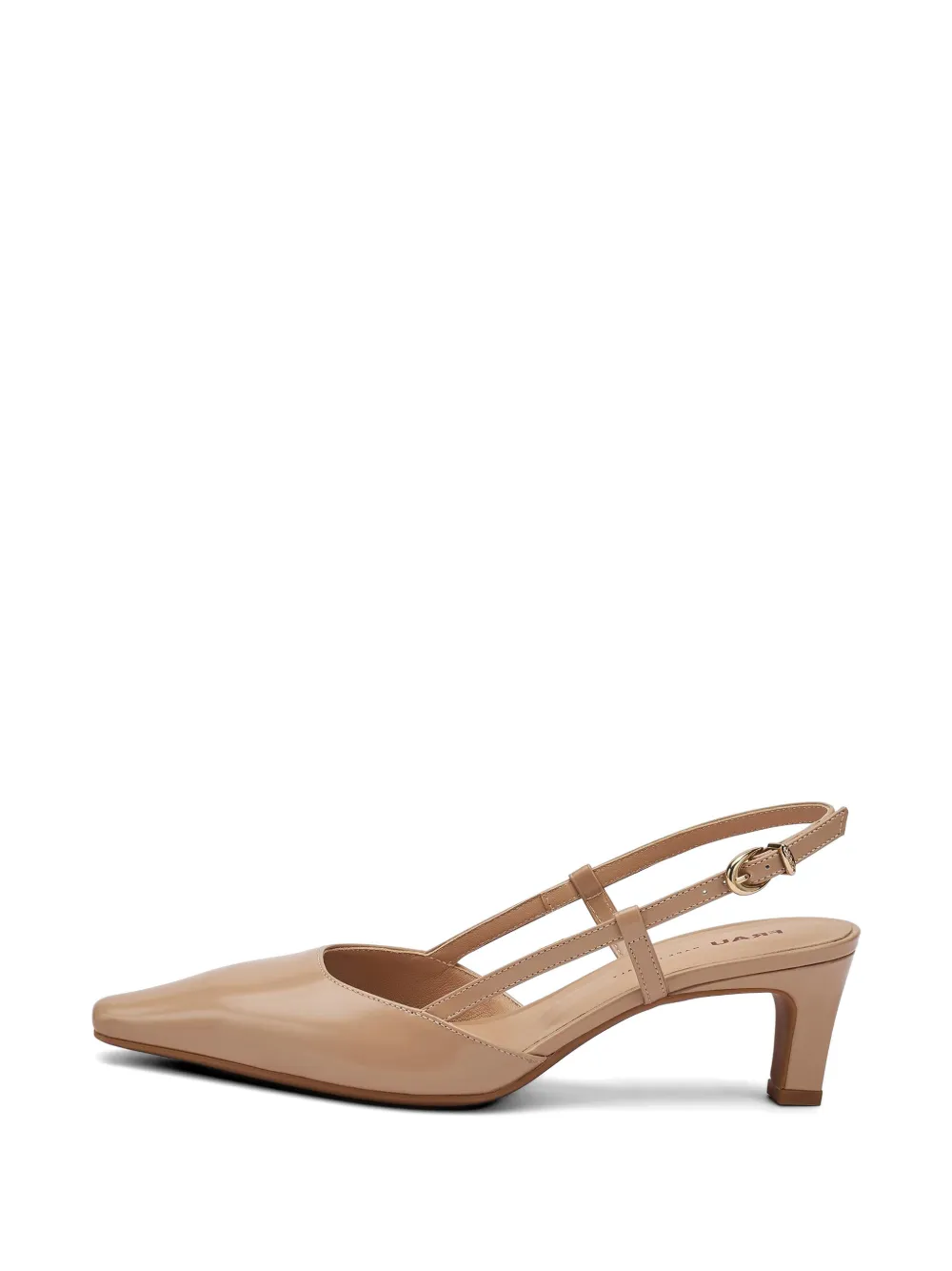 FRAU semi-polished leather slingbacks Beige