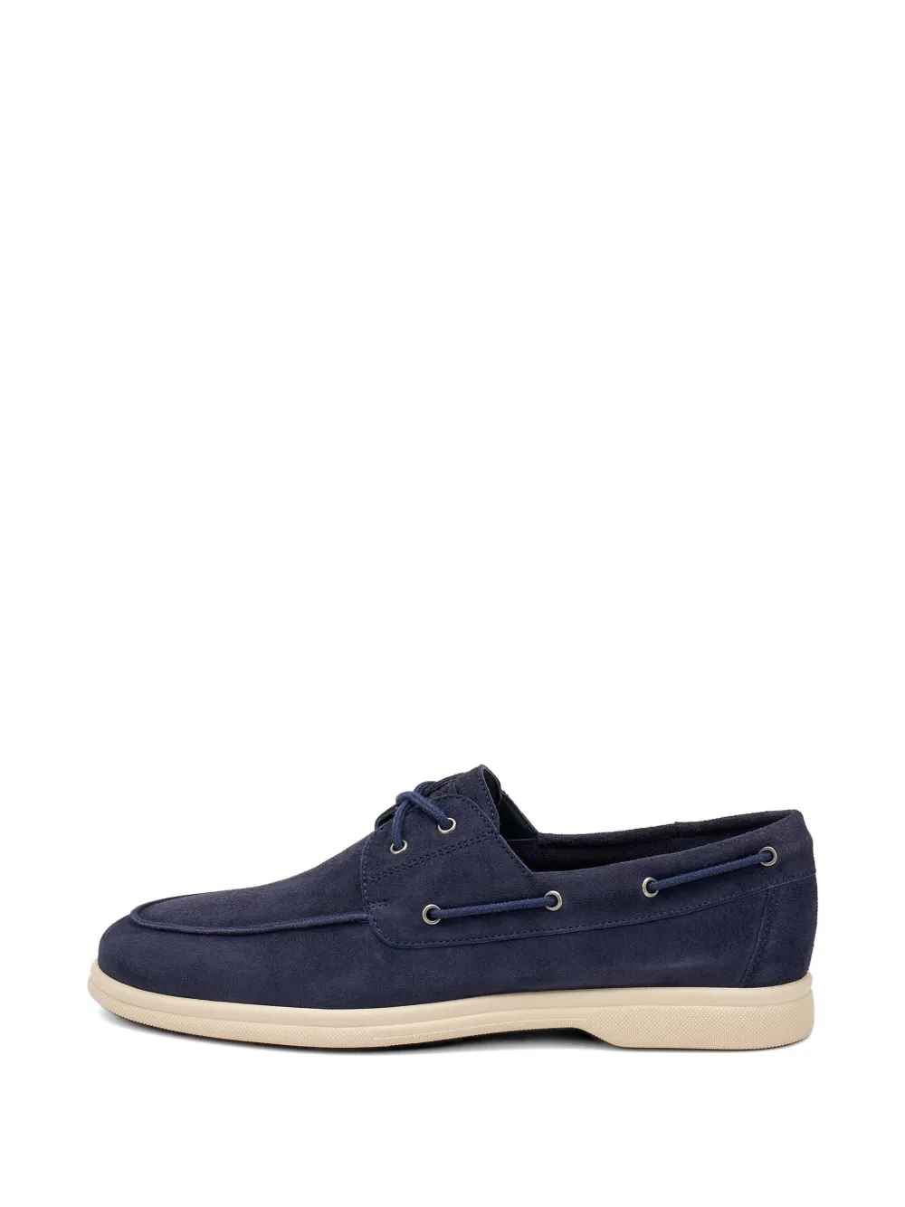 Frau Lace-up Boat Shoes In Blue