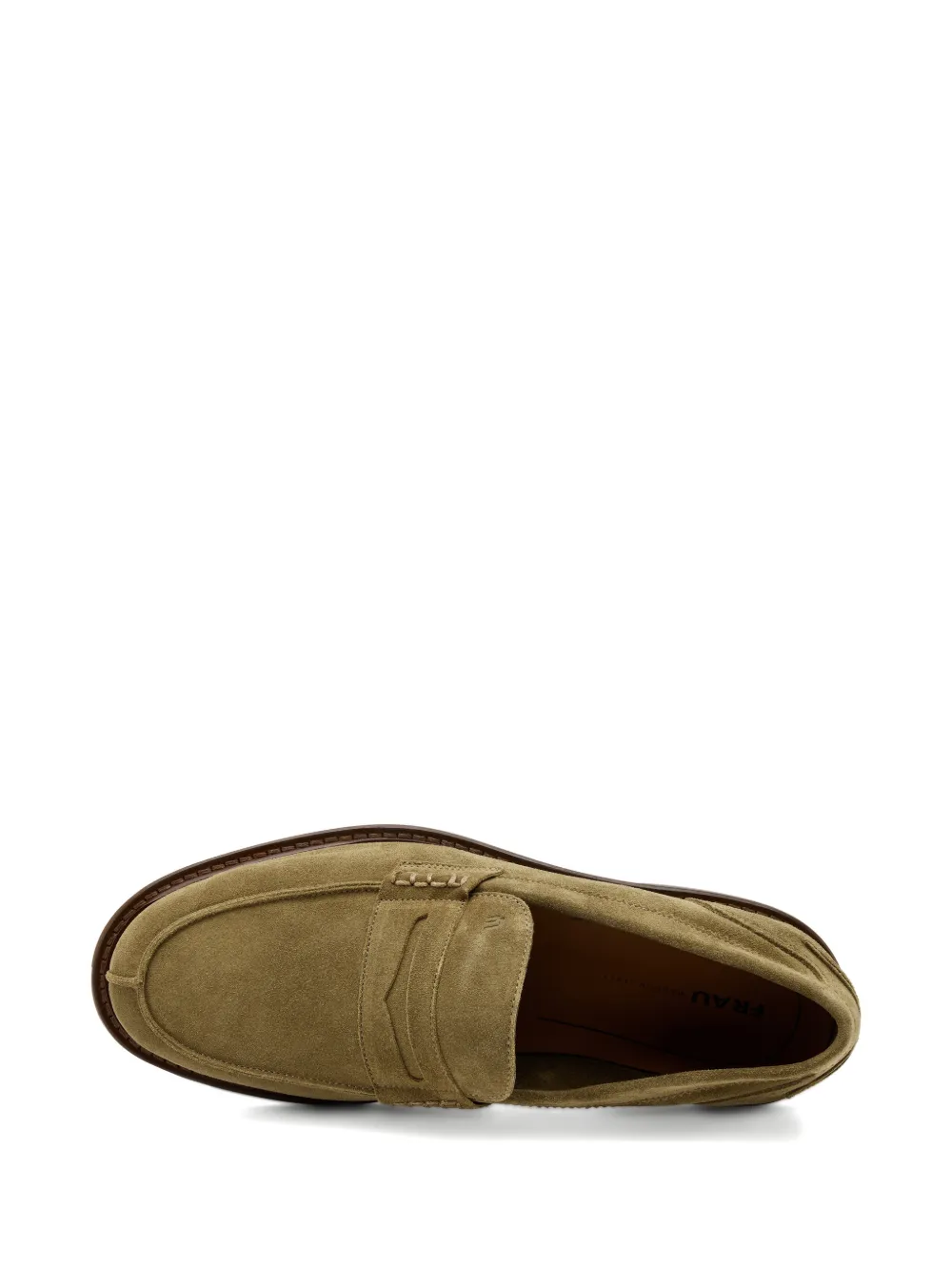 FRAU suede penny loafers Groen