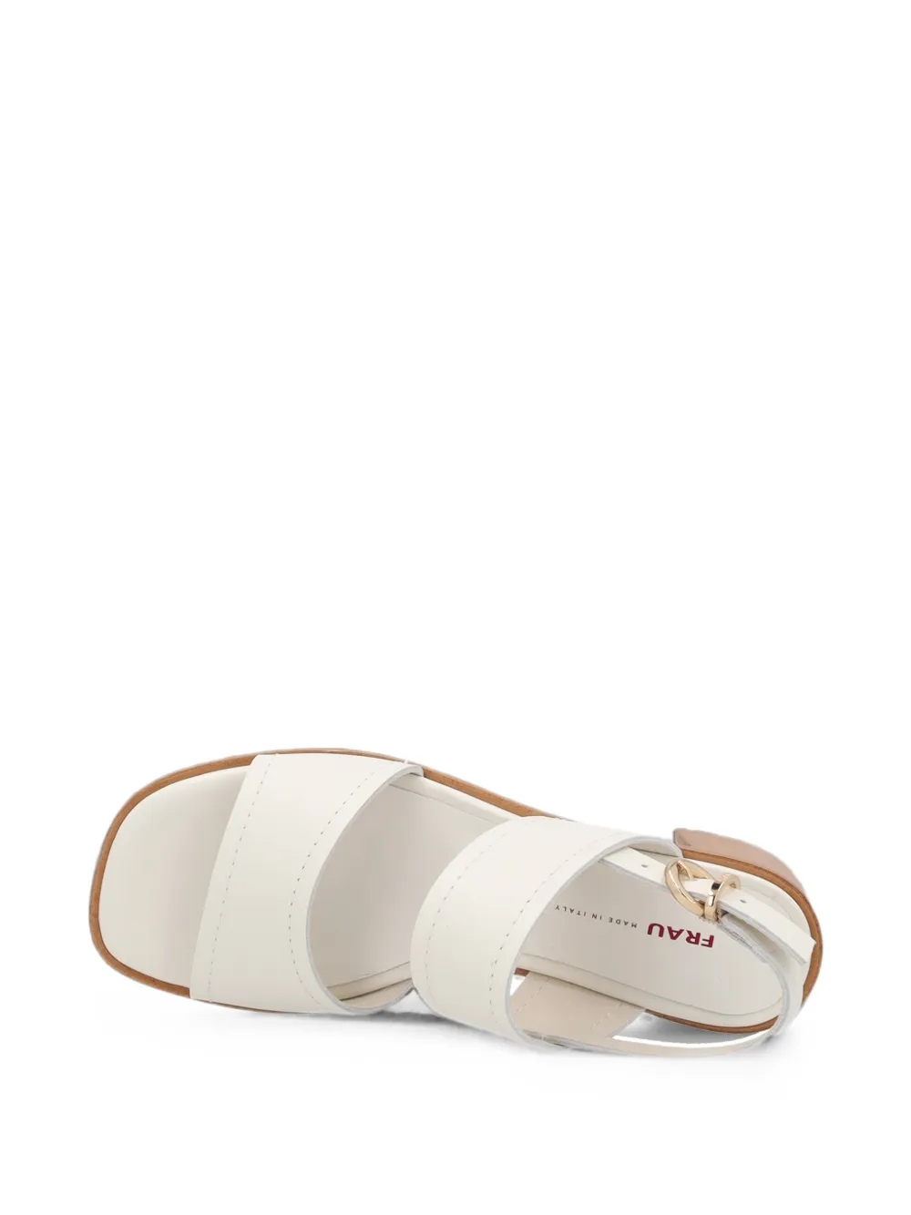 FRAU leather buckle-fastening sandals Wit