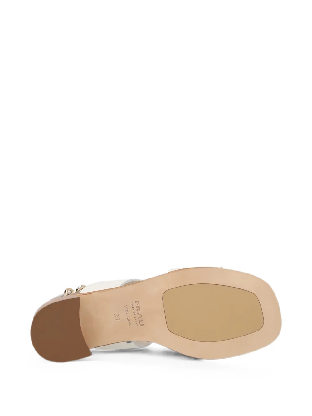 FRAU leather buckle-fastening sandals Wit