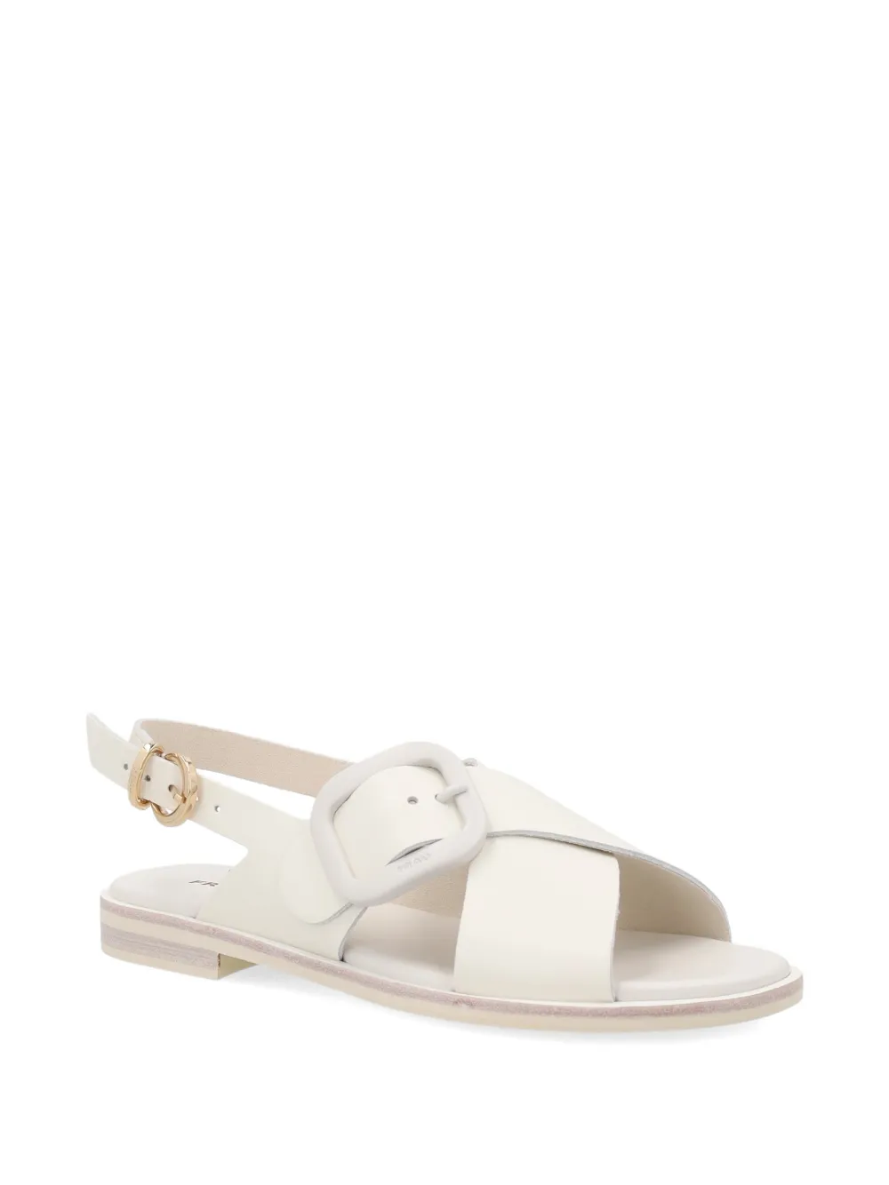FRAU crossover-strap buckle-detail sandals Wit