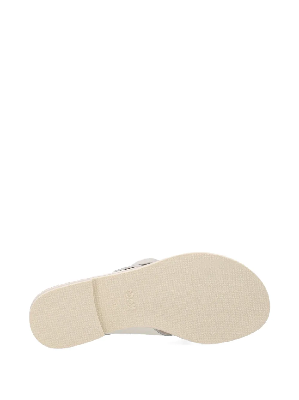 FRAU crossover-strap buckle-detail sandals Wit