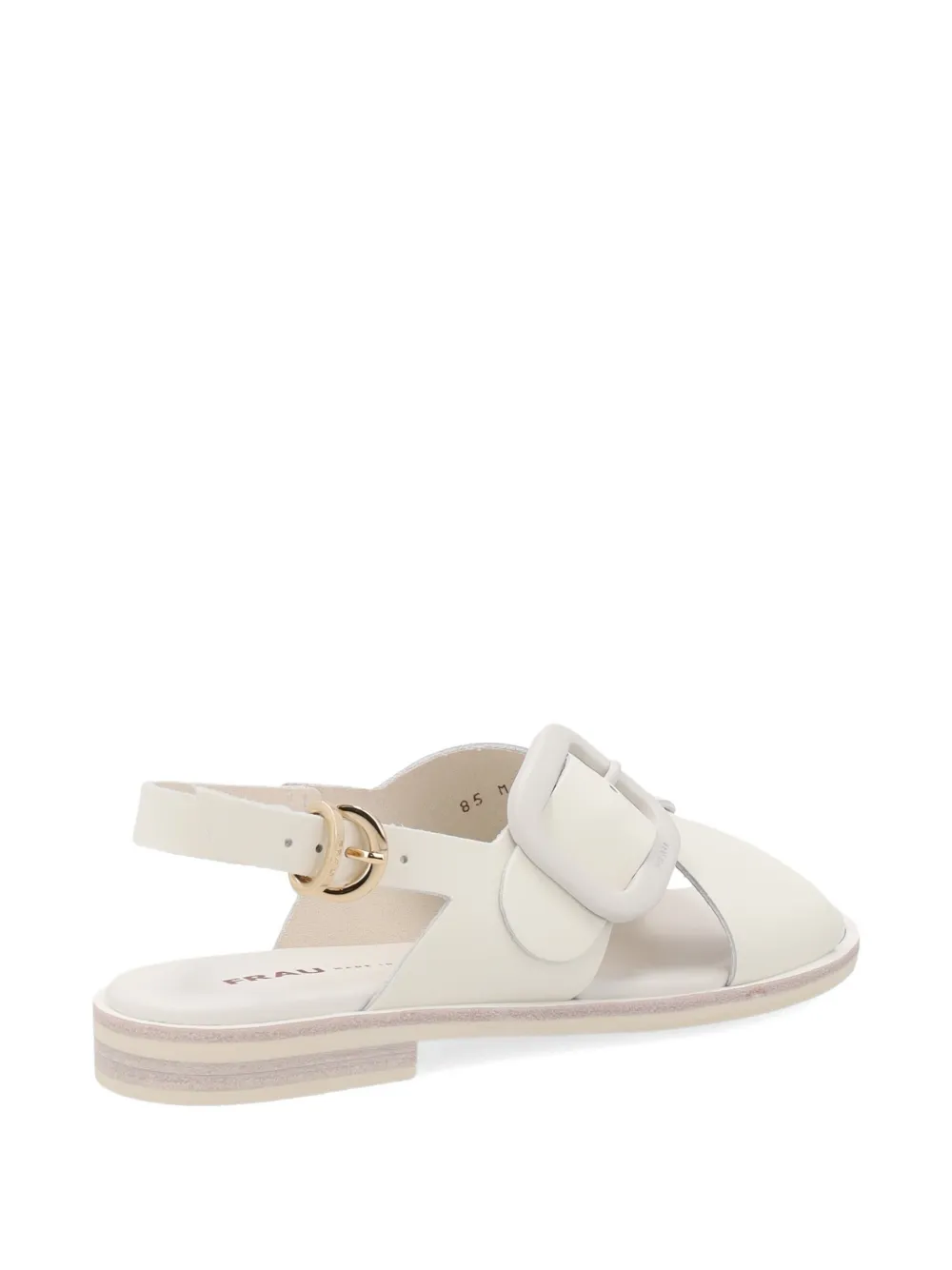 FRAU crossover-strap buckle-detail sandals Wit