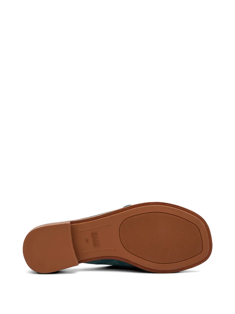 FRAU double-buckle suede sandals Groen