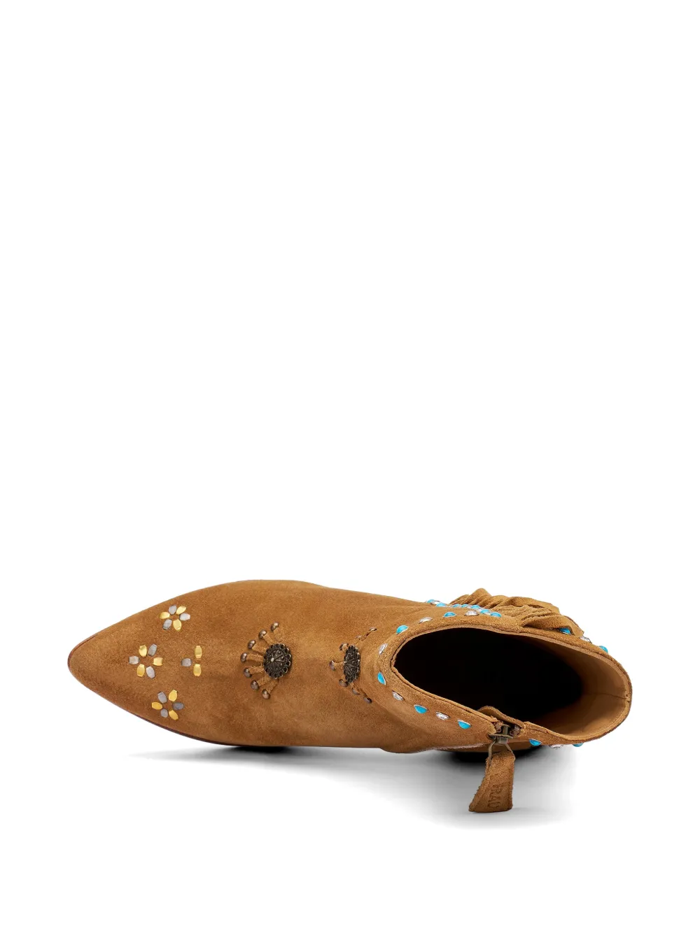 FRAU fringed stud-embellished ankle boots Bruin