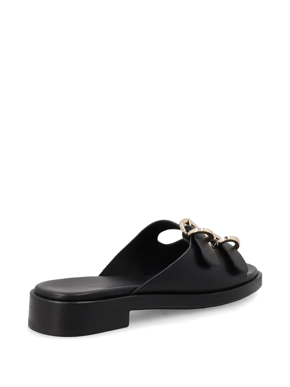 FRAU double-strap buckle sandals Zwart