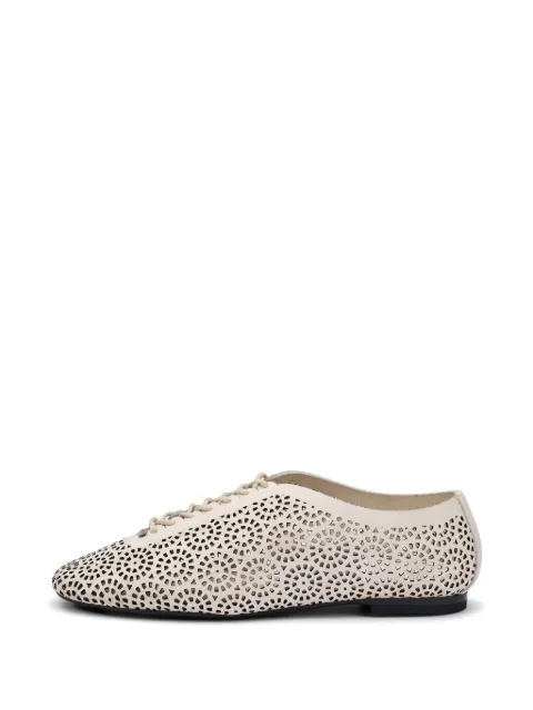 FRAU laser-cut lace-up shoes