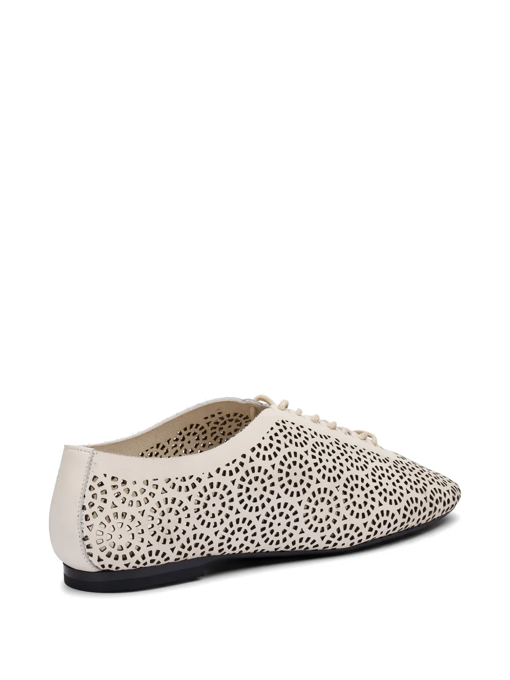 FRAU laser-cut lace-up shoes Beige