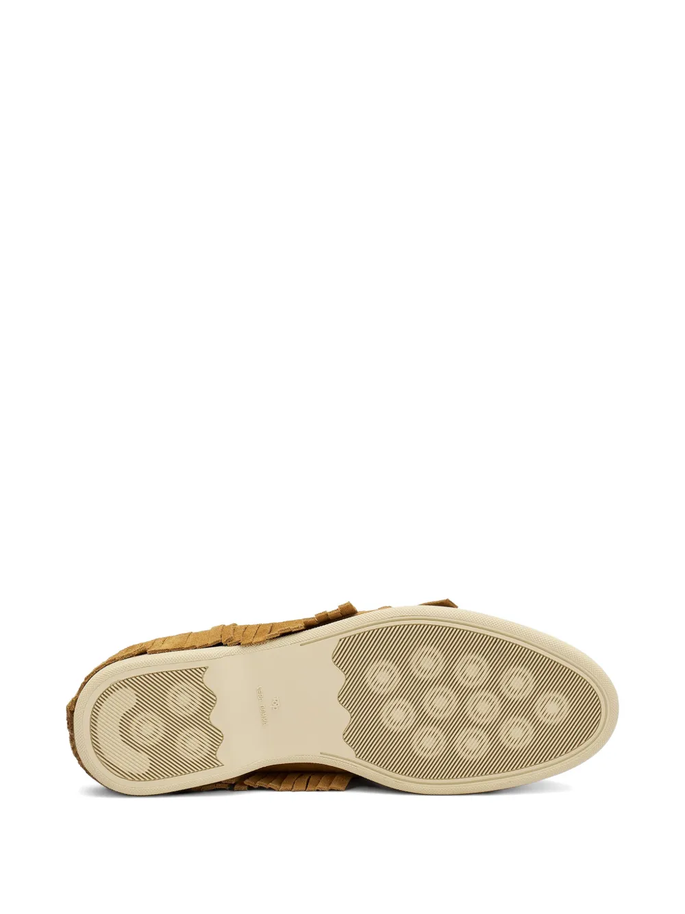 FRAU fringed bead-embellished loafers Beige