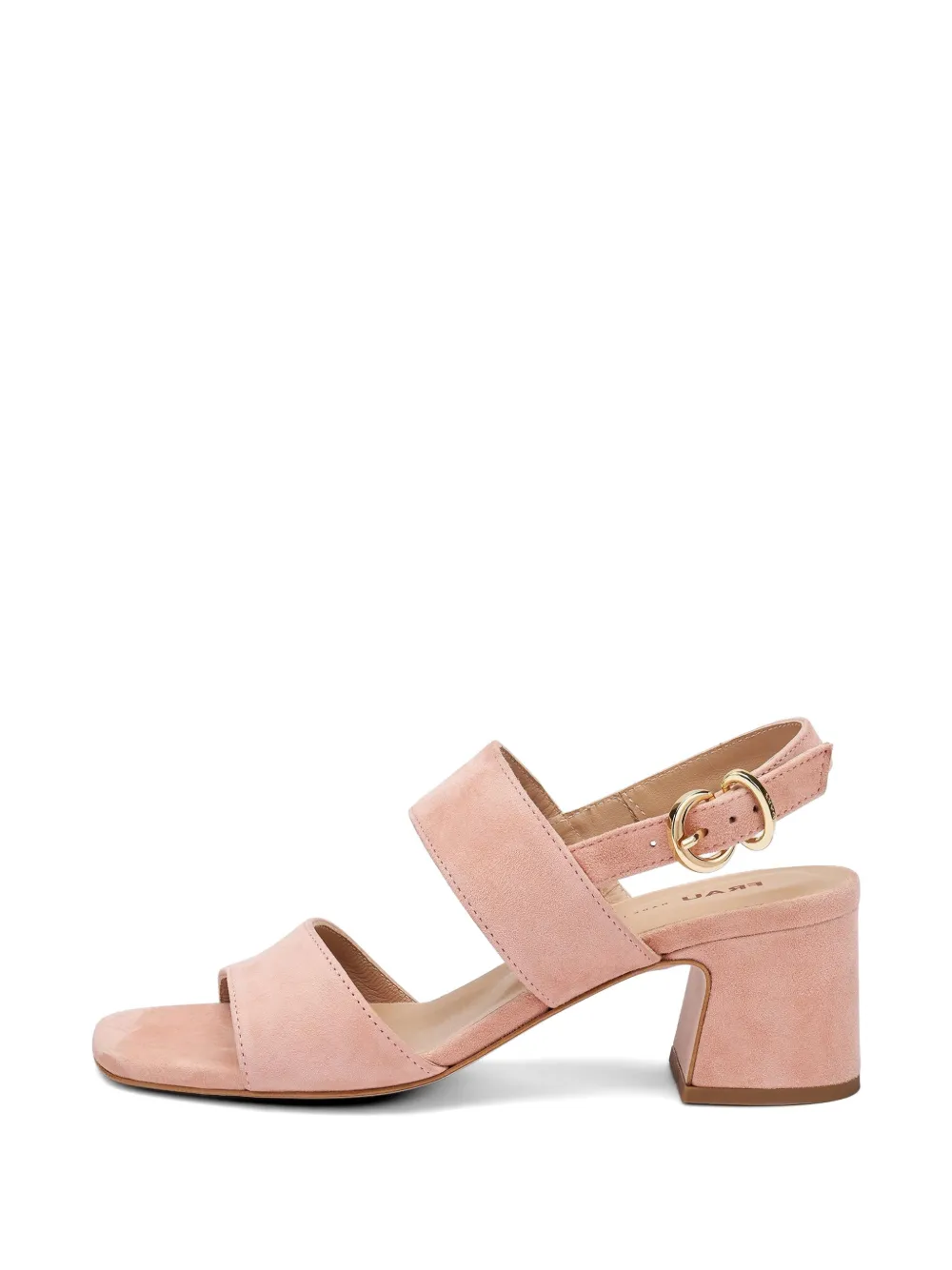 FRAU block-heel suede sandals Roze