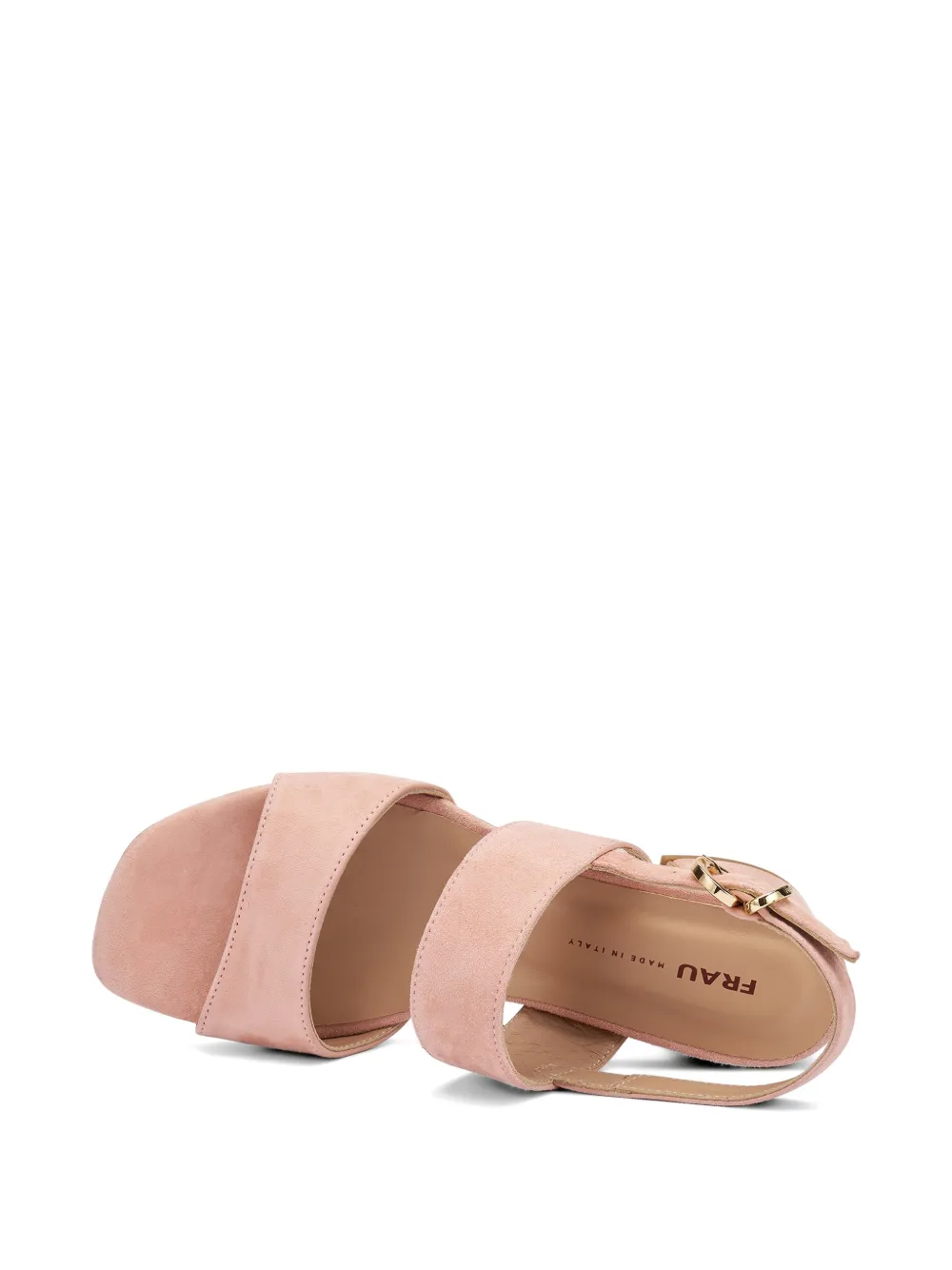 FRAU block-heel suede sandals Roze