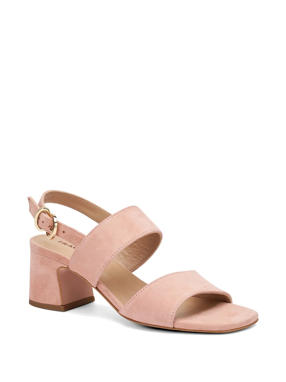 FRAU block-heel suede sandals Roze