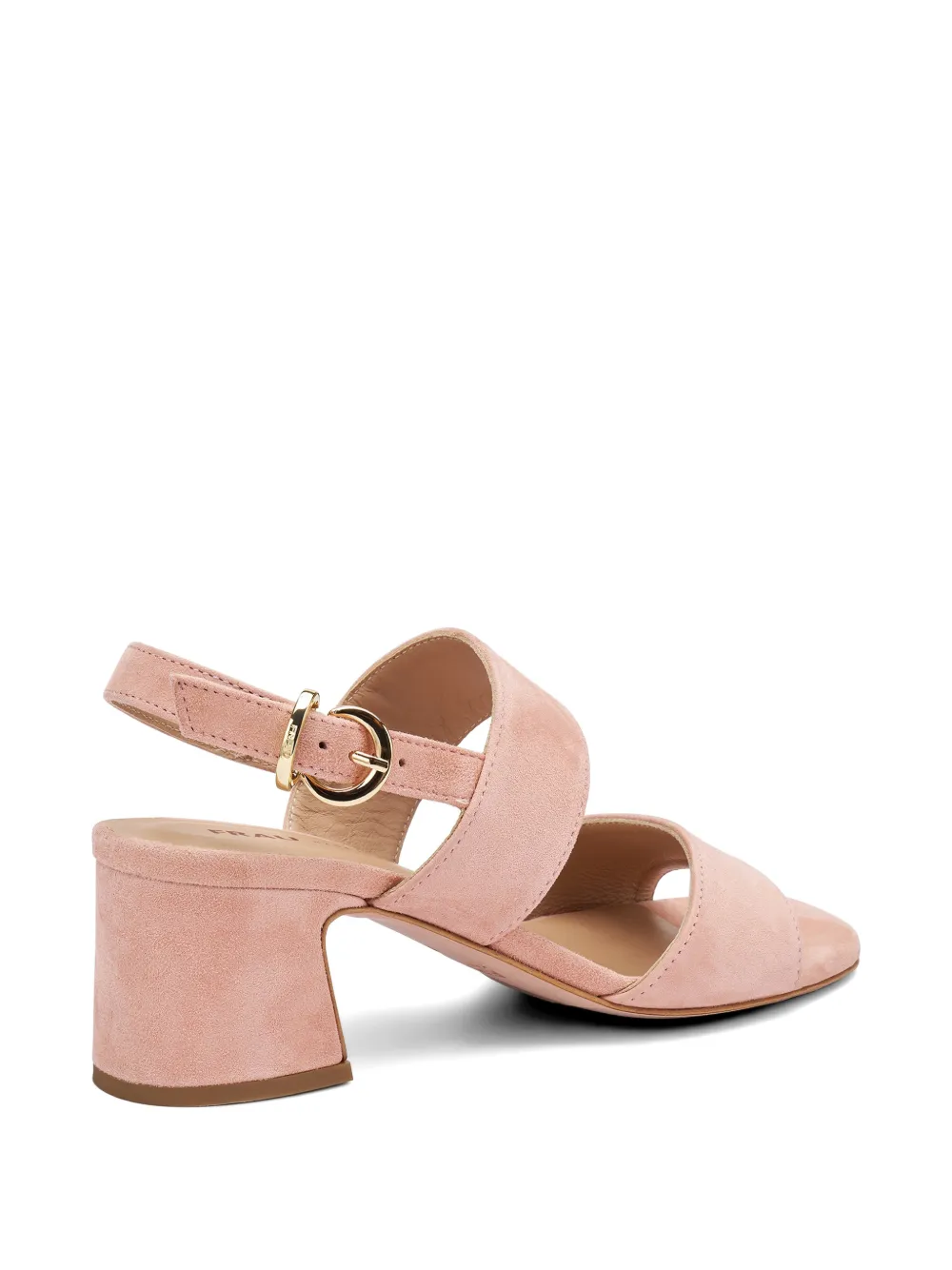 FRAU block-heel suede sandals Roze