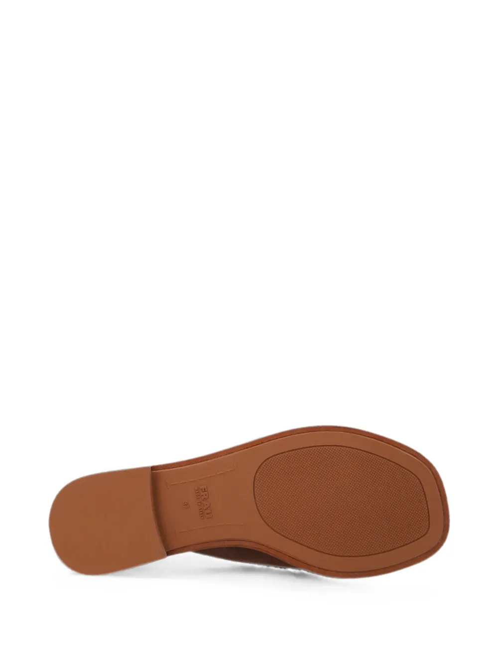 FRAU double-buckle suede sliders Bruin