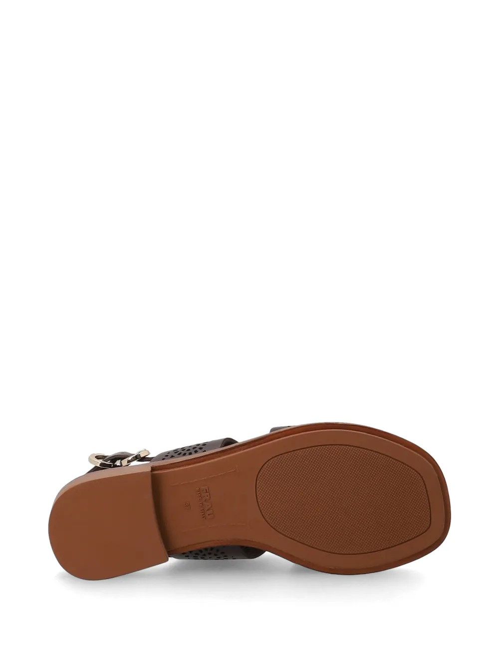FRAU tassel-detail perforated sandals Bruin