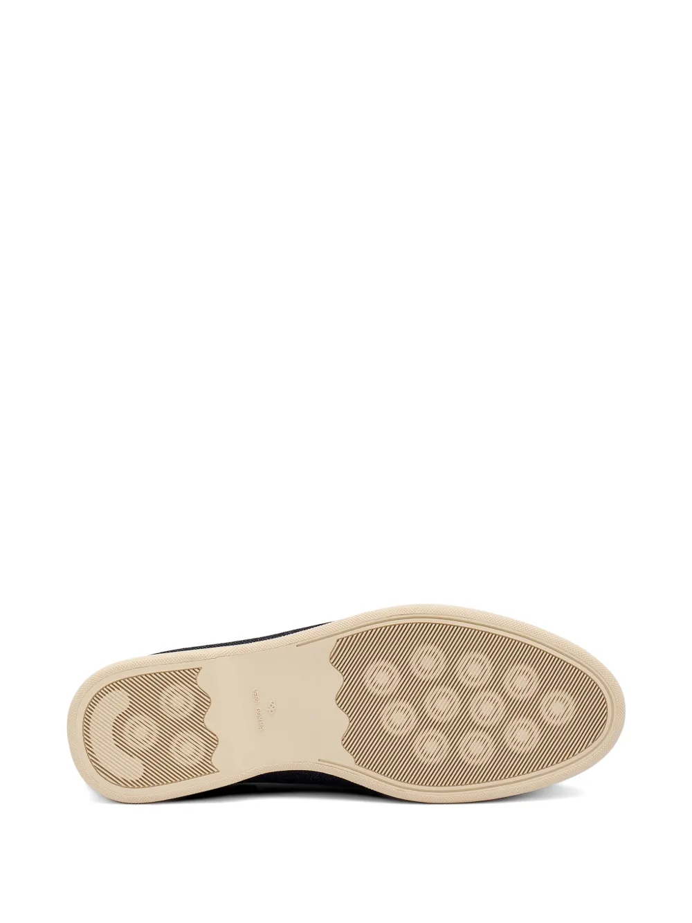 FRAU deconstructed denim loafers Blauw