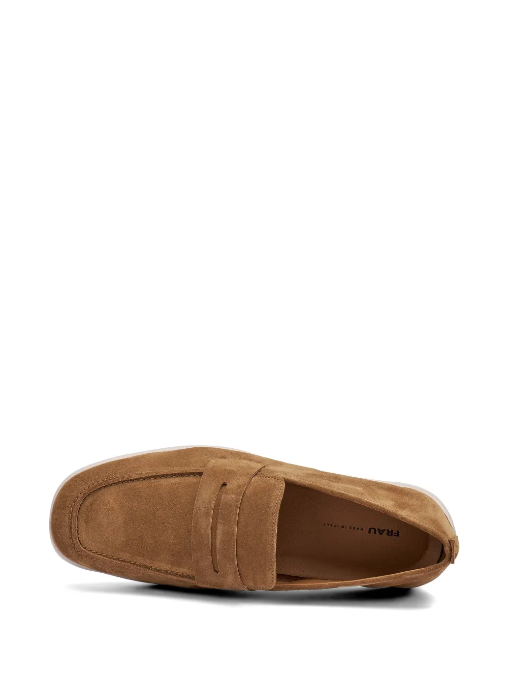FRAU Urban Ease square-toe suede loafers Bruin