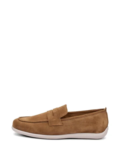 FRAU Urban Ease square-toe suede loafers