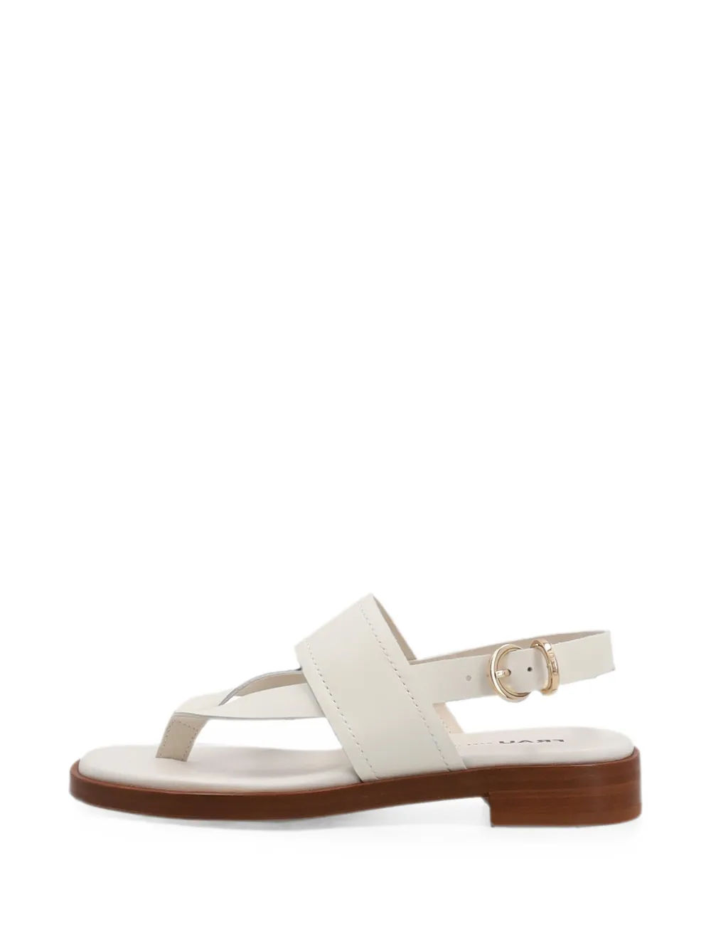 FRAU leather slingback thong sandals Wit