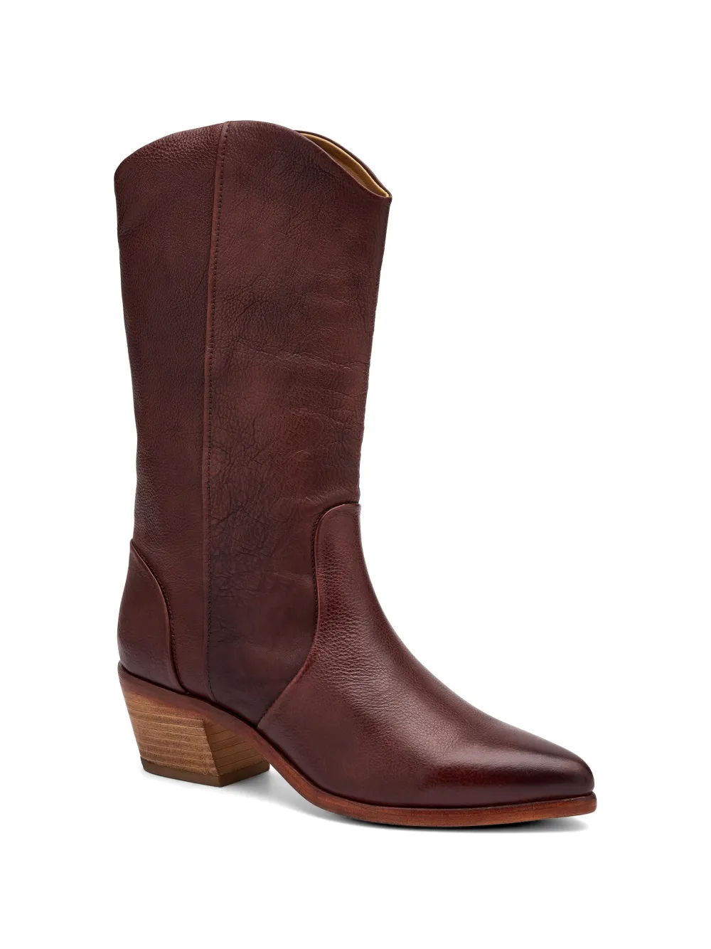 FRAU Texan distressed leather boots Bruin