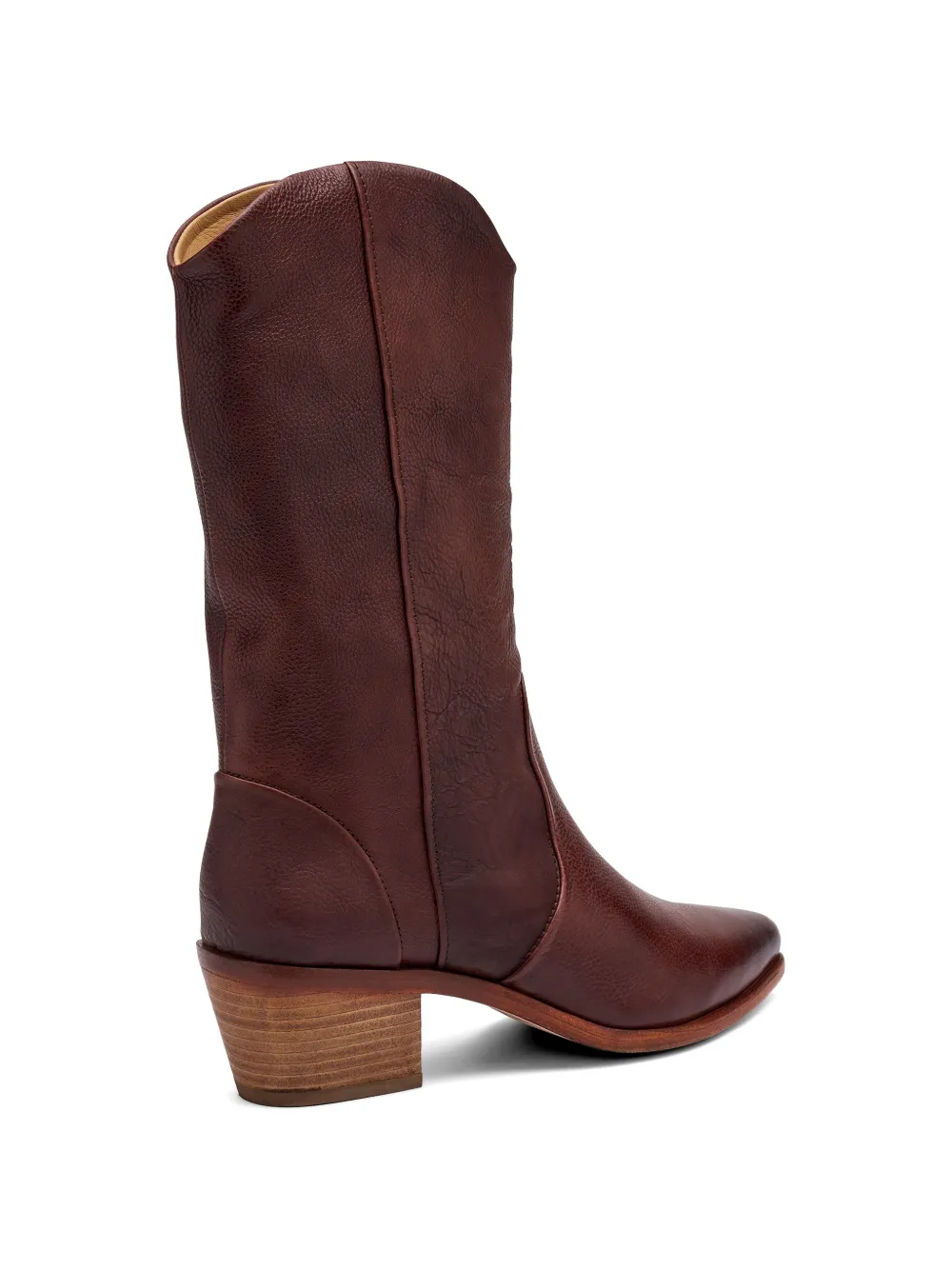 FRAU Texan distressed leather boots Bruin