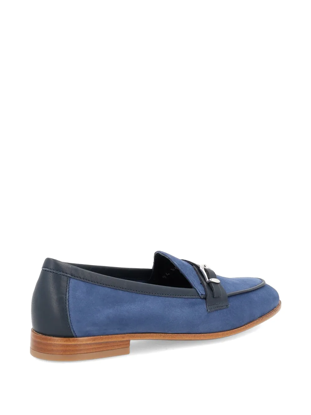 FRAU buckle-detail suede loafers Blauw