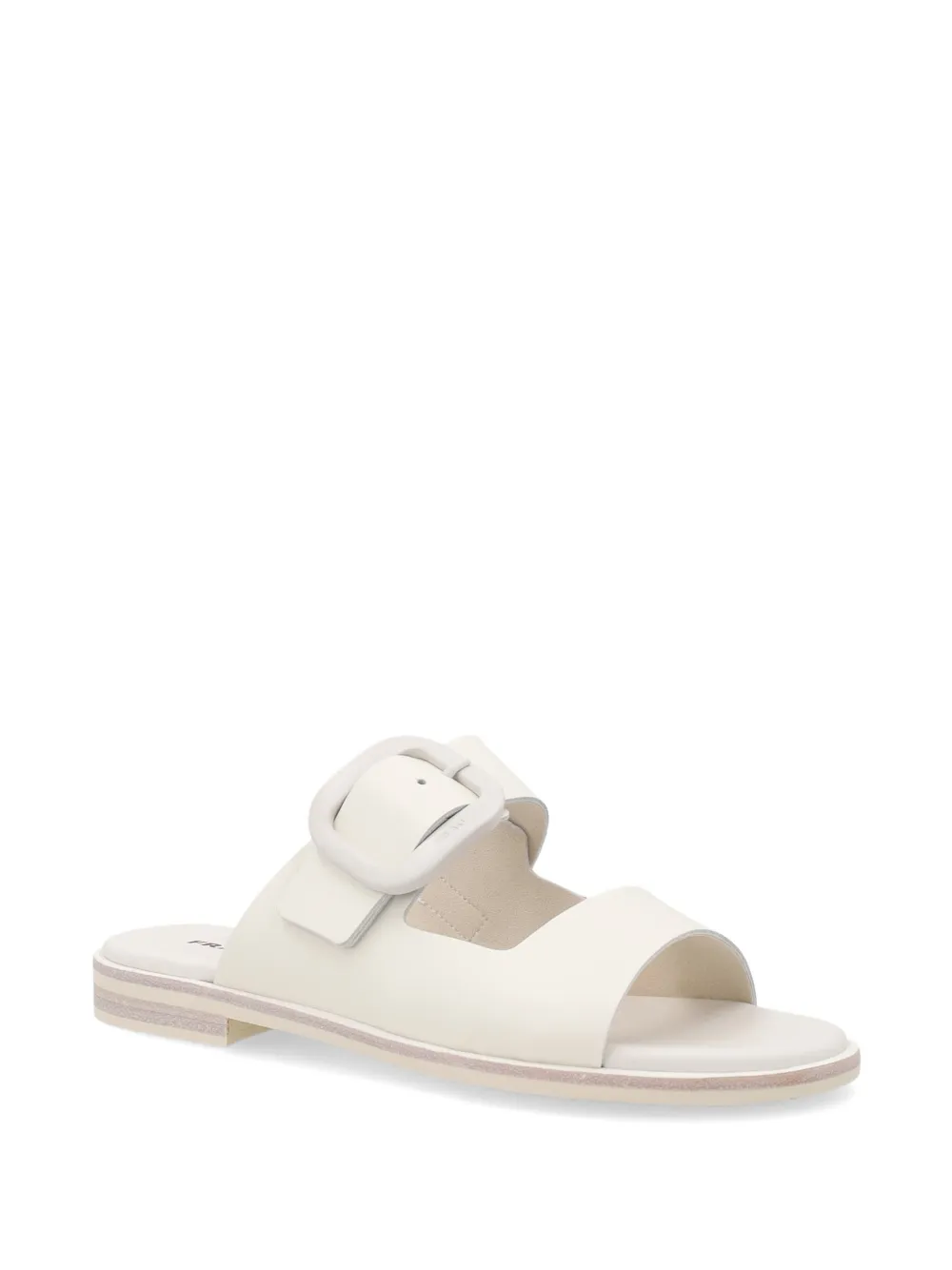 FRAU buckled leather sandals Beige
