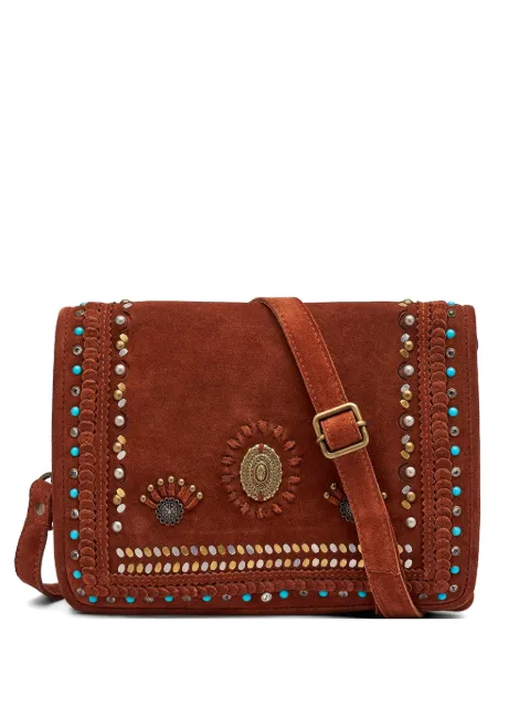 FRAU stud-embellished clutch bag