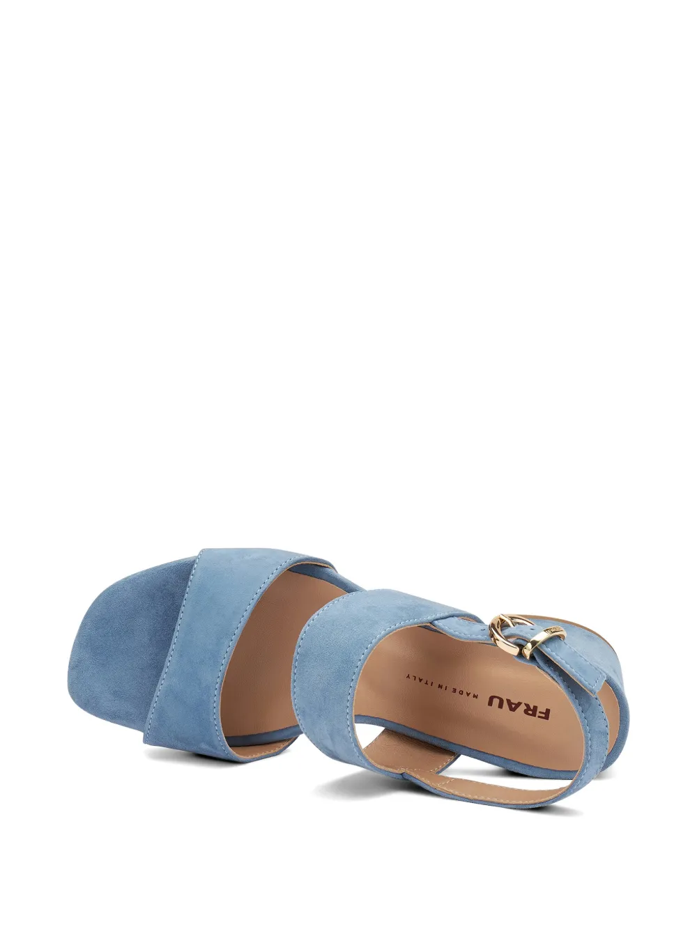 FRAU block-heel heeled sandals Blauw