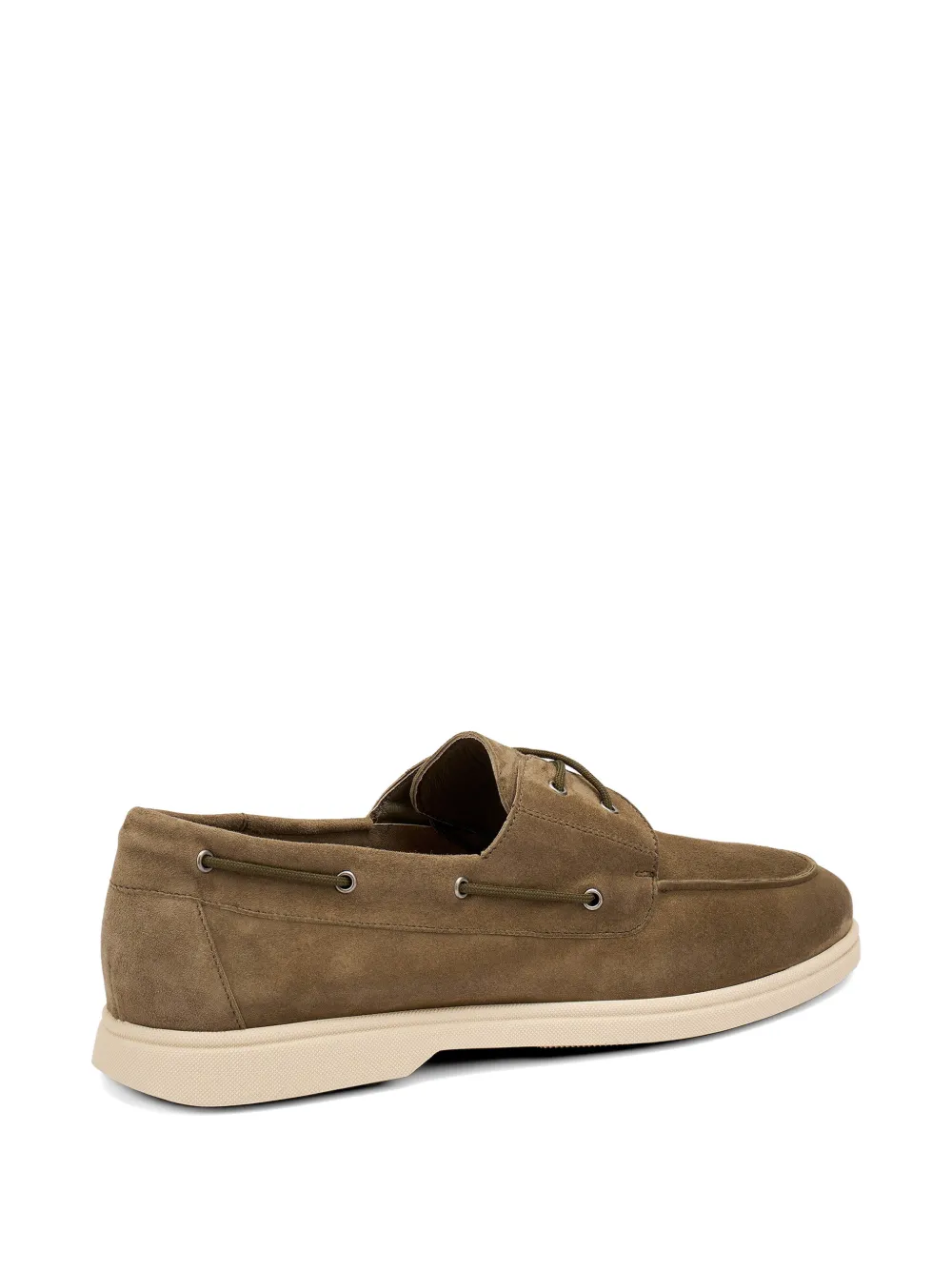 FRAU almond-toe boat shoes Groen