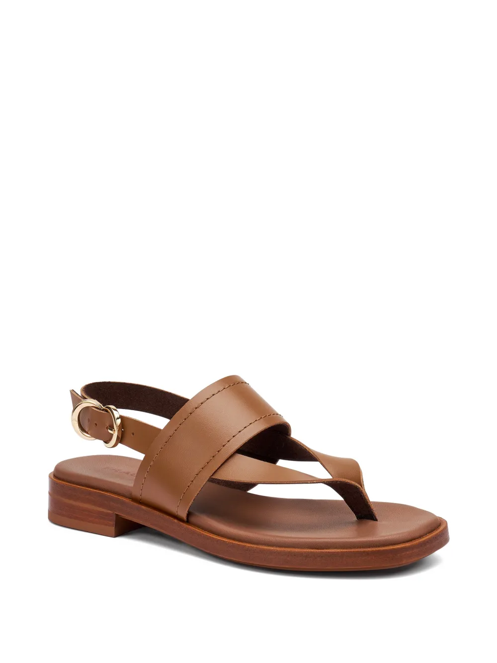 FRAU leather thong sandals Bruin