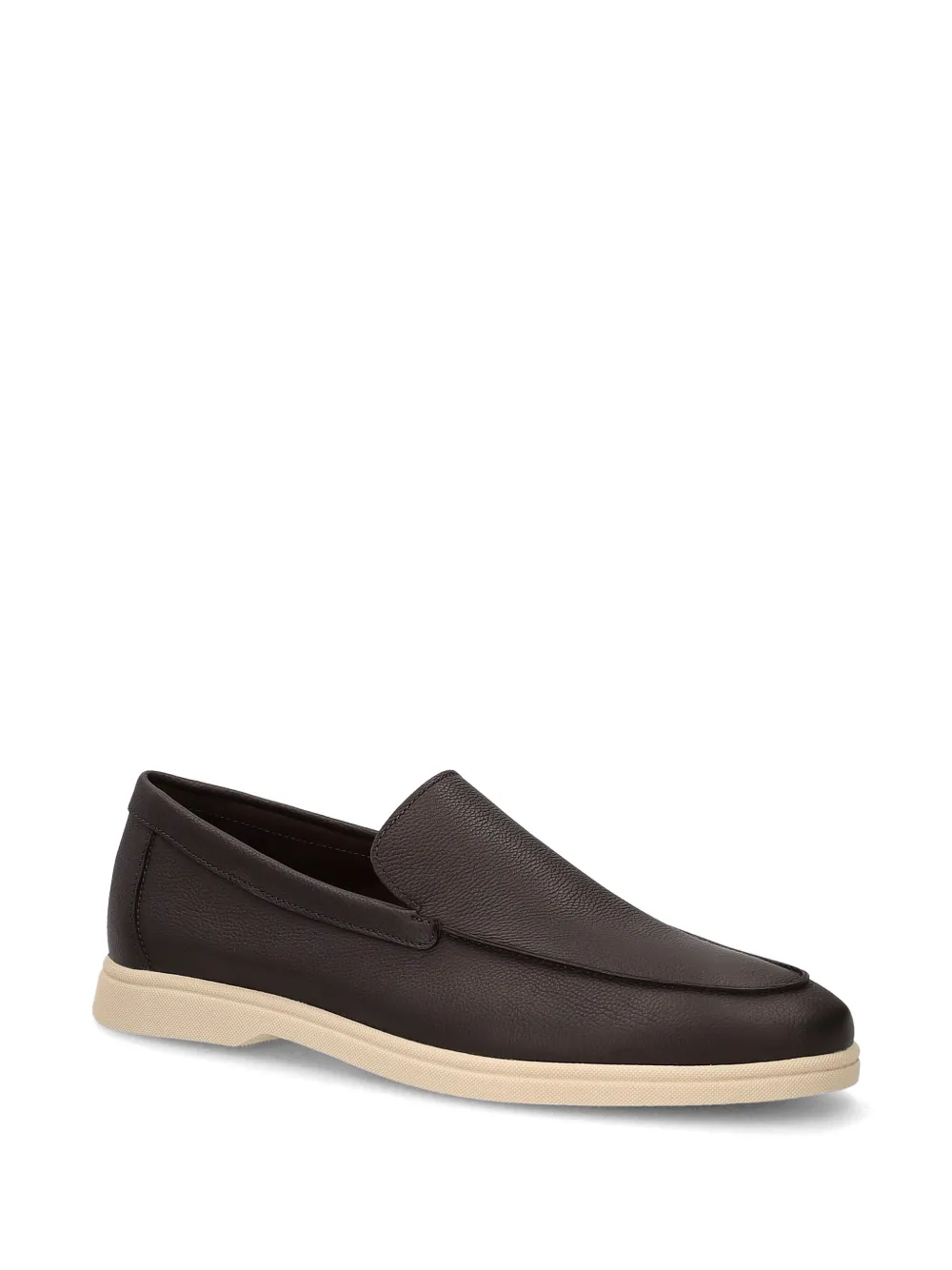 FRAU deconstructed leather loafers Bruin