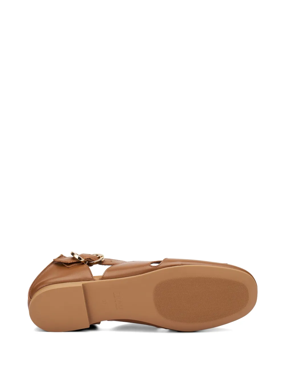 FRAU cut-out leather sandals Bruin