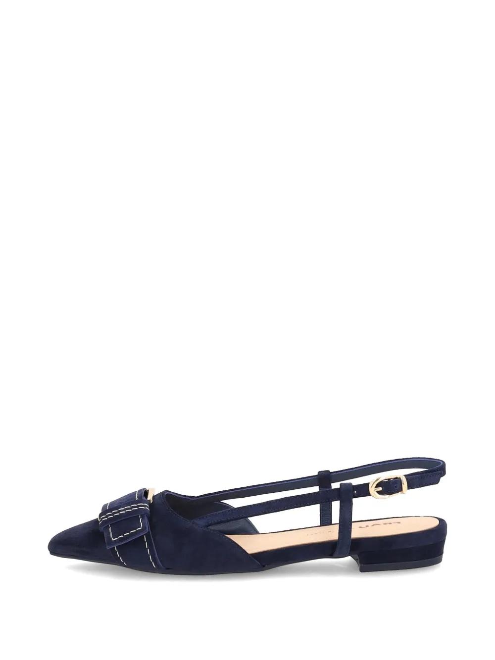 FRAU buckle-detail suede slingbacks Blauw