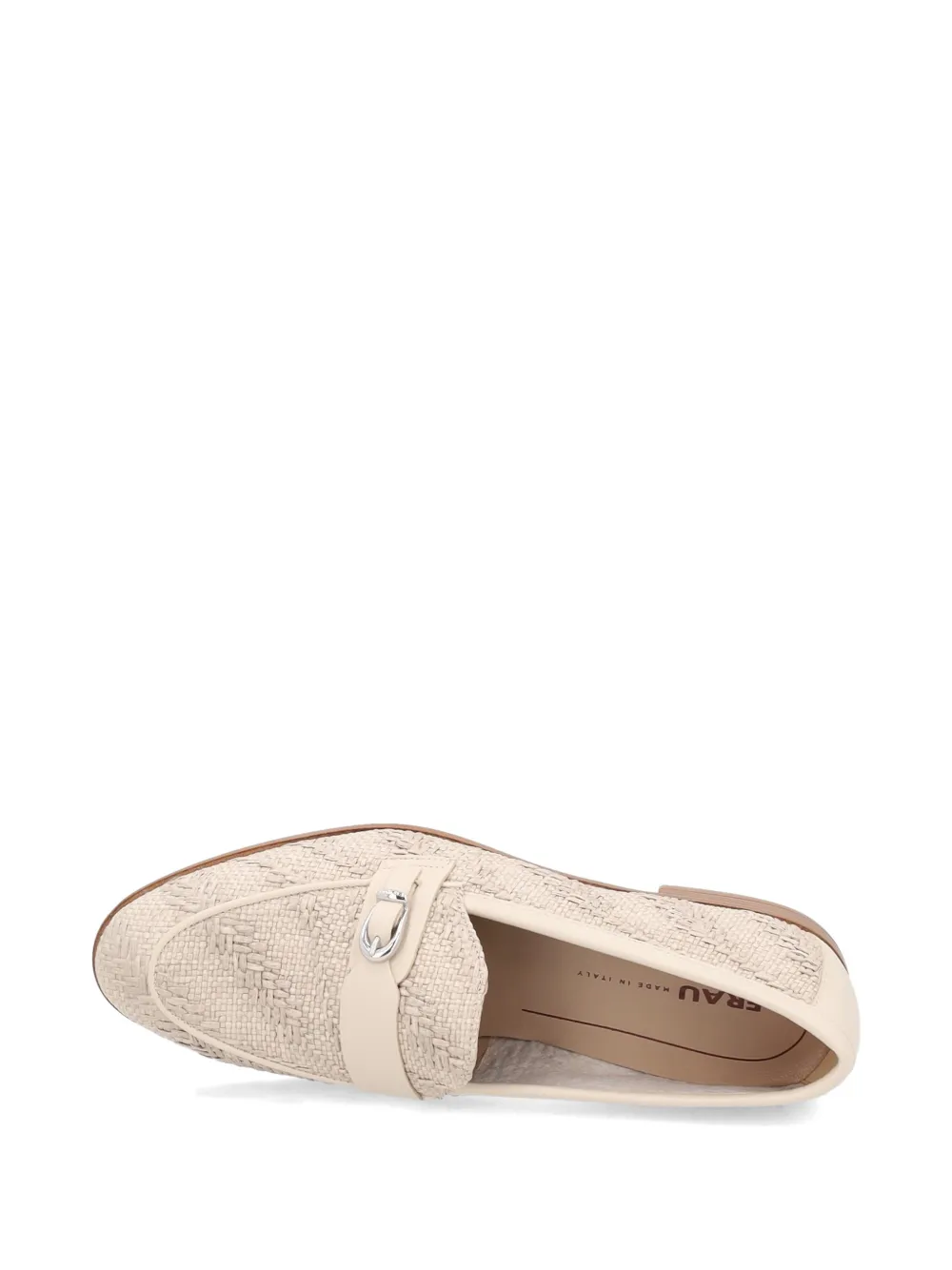 FRAU herringbone-effect loafers Beige