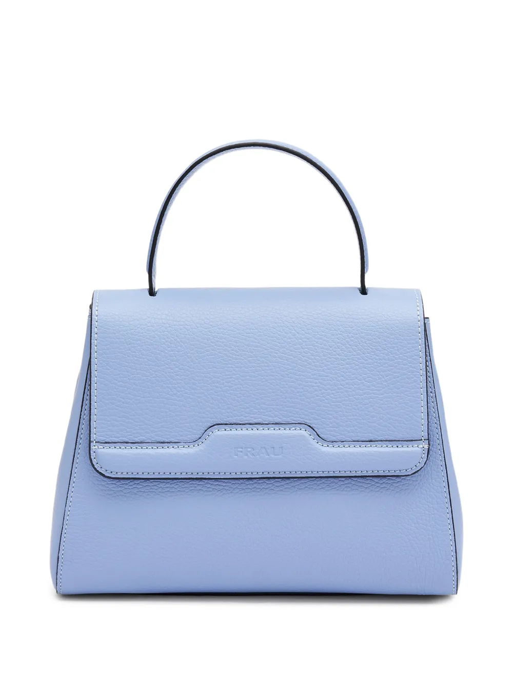 FRAU pebbled leather tote bag - Blu