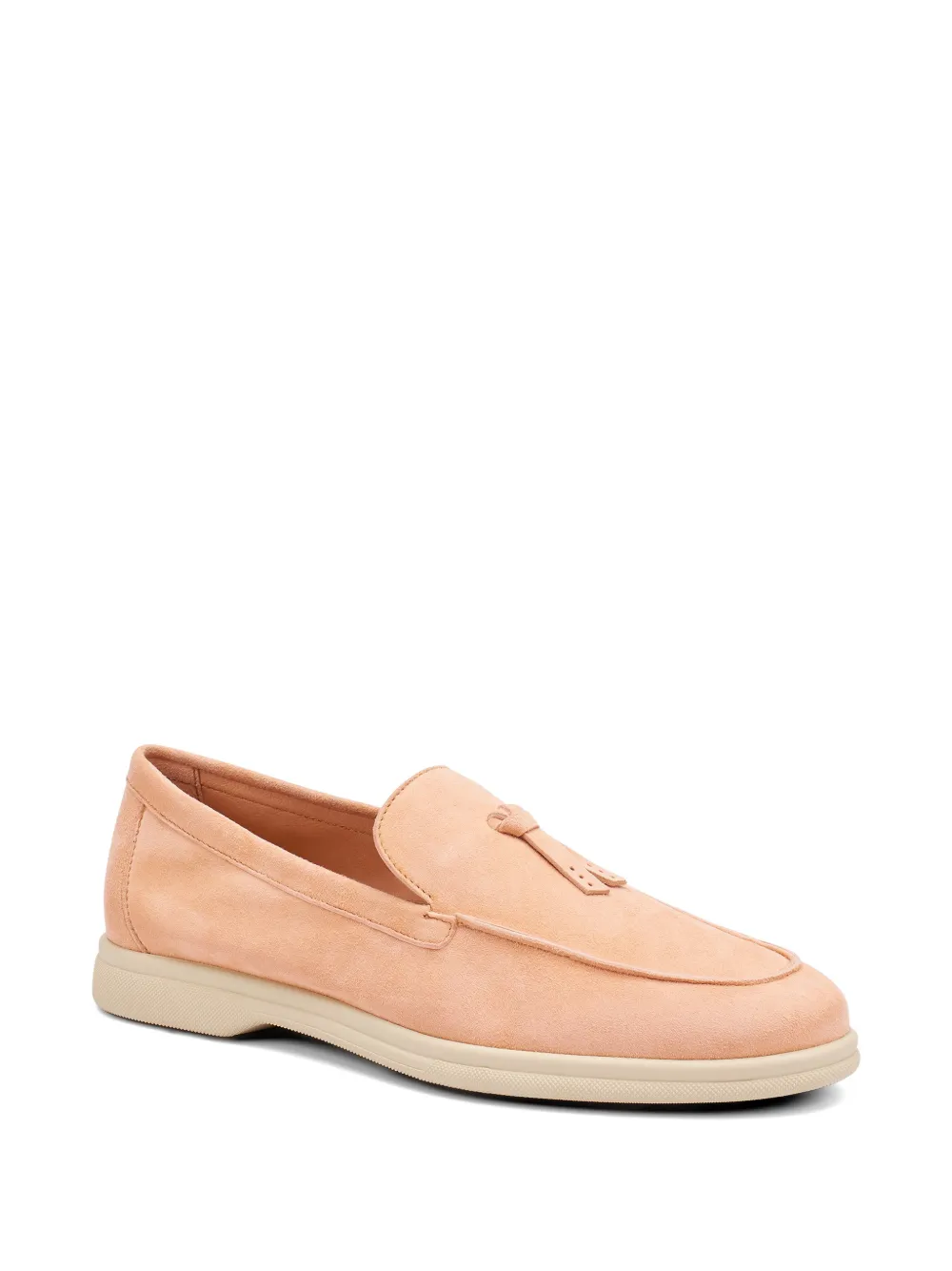 FRAU tassel-detail suede loafers Roze