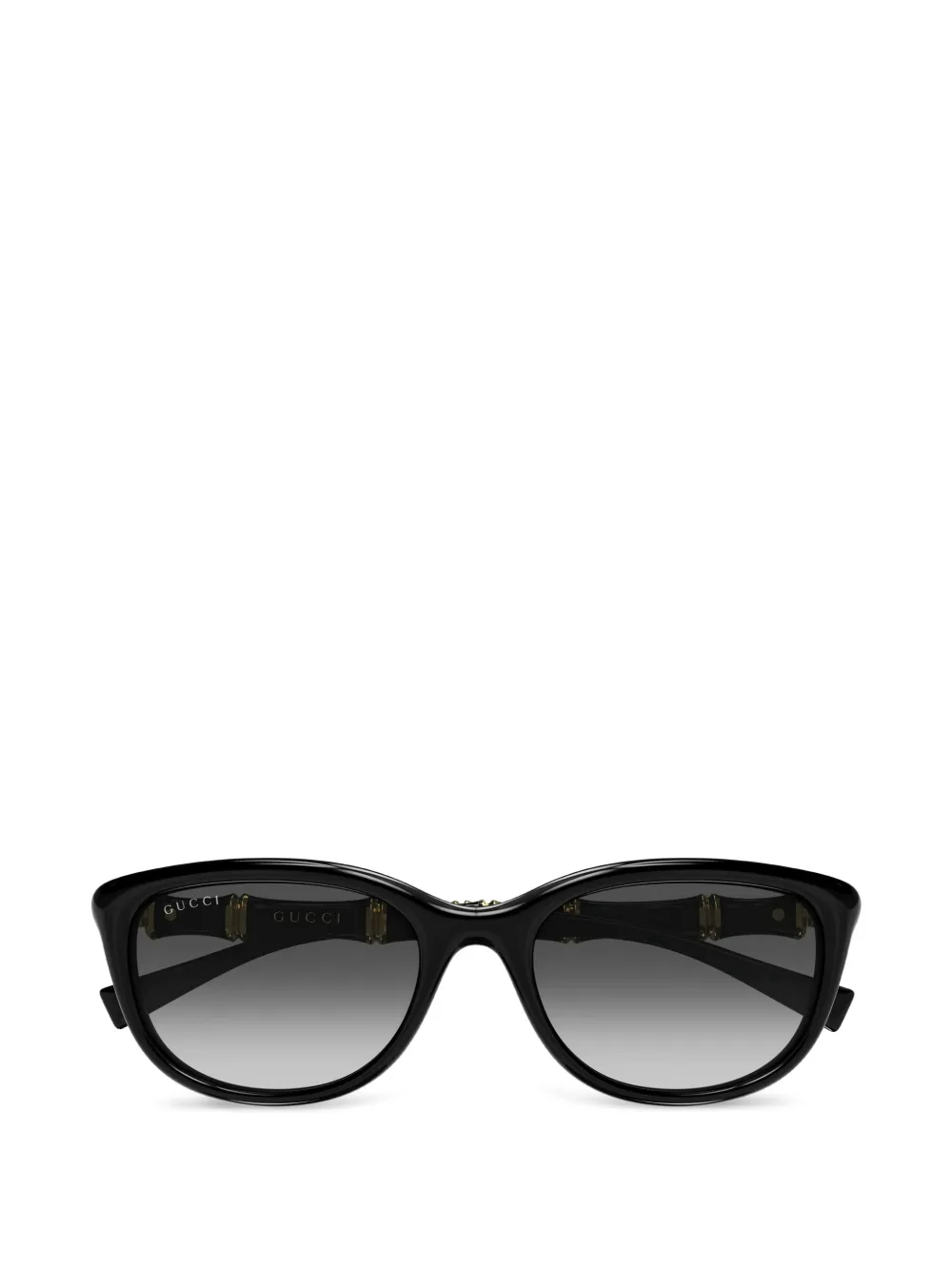 Gucci Eyewear Bamboo cat-eye sunglasses - Nero