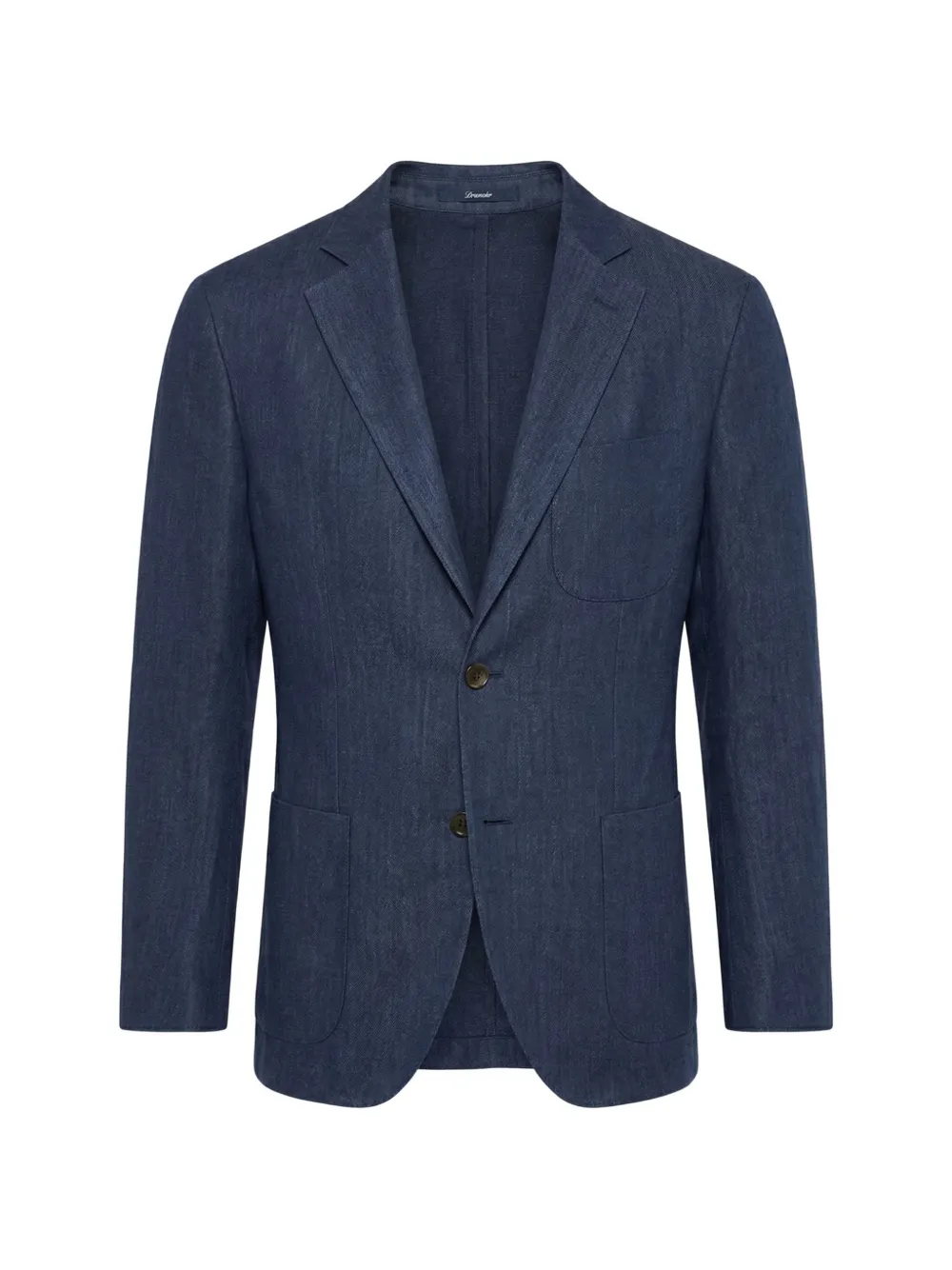 Drumohr notch-lapel single-breasted blazer - Blue