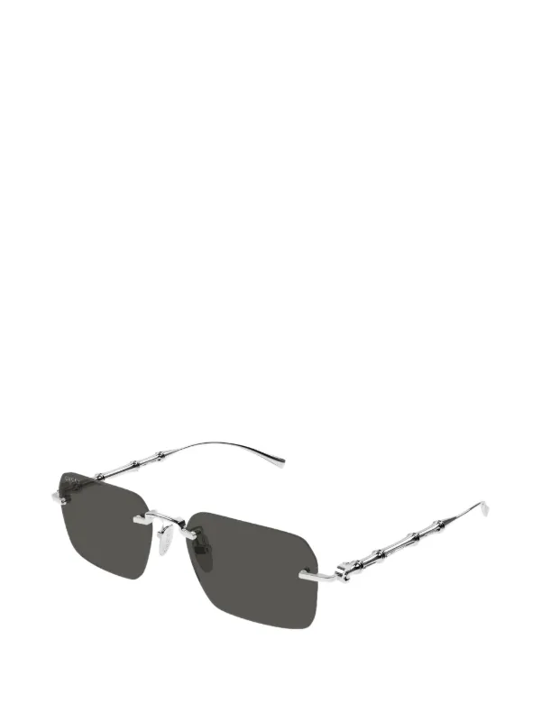 Gucci Eyewear スクエアフレーム サングラス | シルバートーン