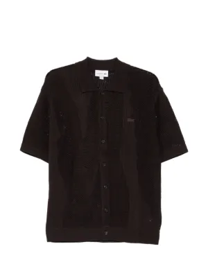 Moncler monogram-jacquard Shirt | Blue | FARFETCH