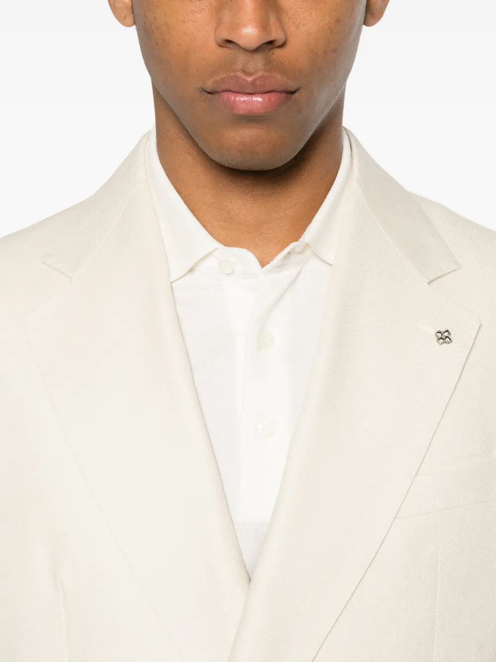 Tagliatore Blazer met dubbele rij knopen Beige